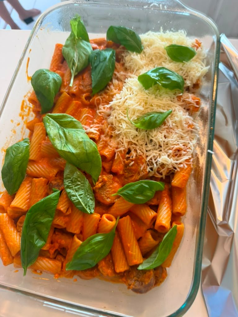 Baked Vodka Ziti made by Anissa