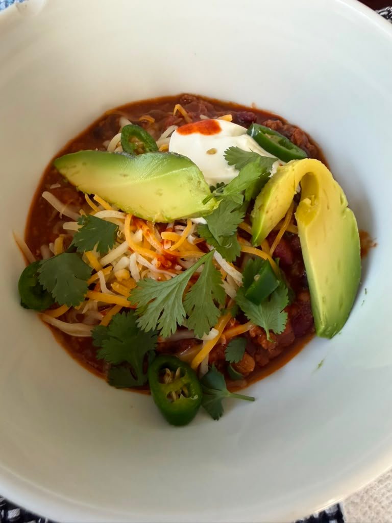 Chili made by Anissa