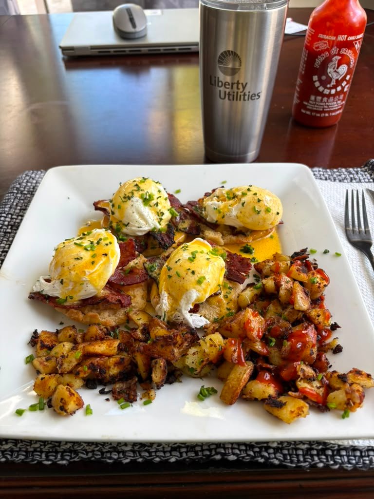 Eggs Benedict made by Anissa