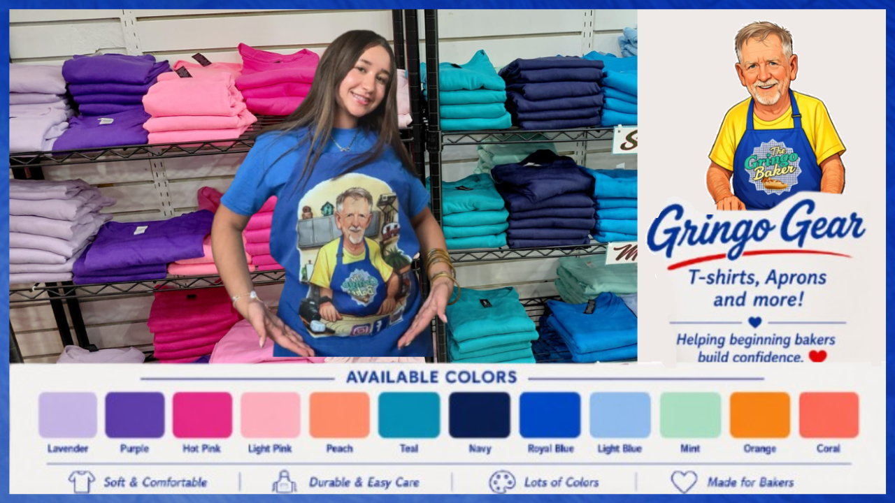 Available Gringo Gear shirt colors